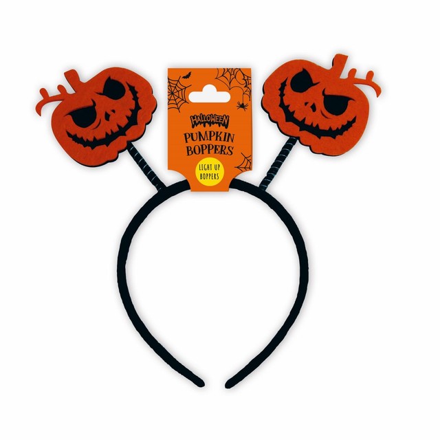 EUROWRAP glow in the dark pumpkin stickers 6-pack, imported from the UK