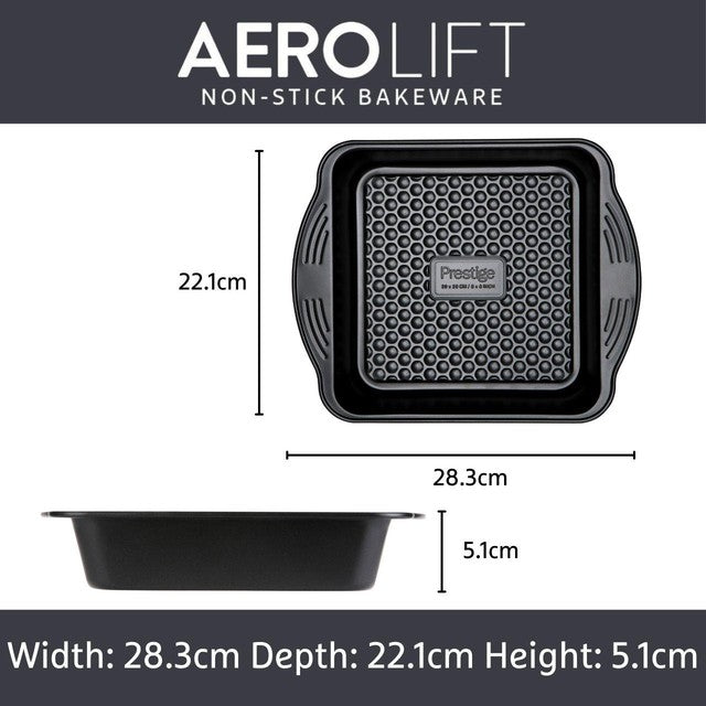 Prestige Aerolift 4-piece baking tin set, imported from the UK