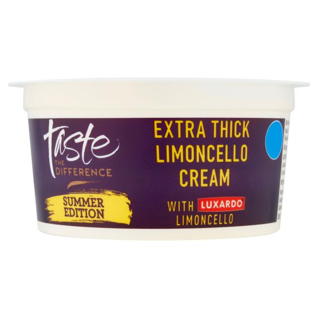 Sainsburys Extra Thick Limoncello Cream Summer Edition Taste the Difference 200ml