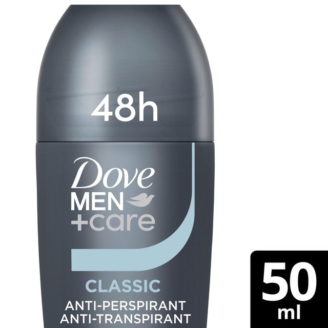 Dove Men+Care Classic Anti-Perspirant Roll-On Deodorant 50ml - British product