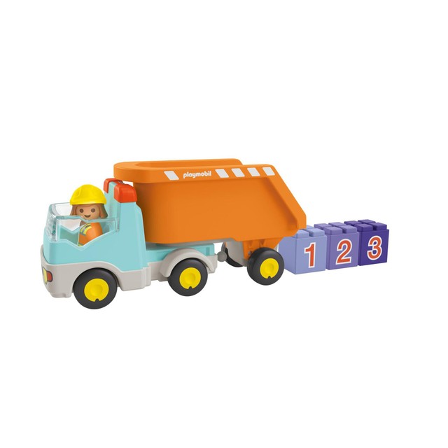 Playmobil JUNIOR dump truck toy, imported from the UK