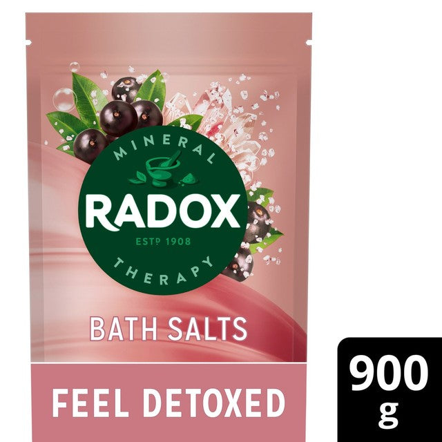 Radox Detox Therapy Bath Salts 900g, imported from the UK