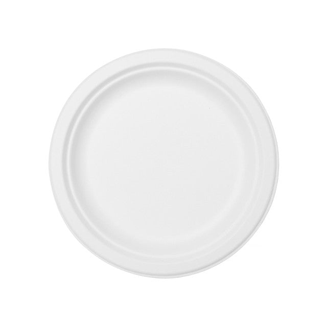 Duni bagasse party plates 18cm - British product