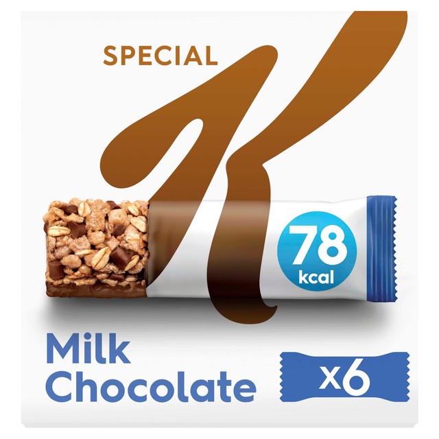 Kellogg's Special K milk chocolate cereal bars 6x20g, UK version