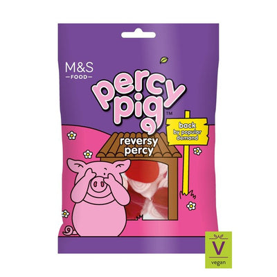 M&S Percy Pig Reversy Percy Soft Fruit Flavour Gums 150g