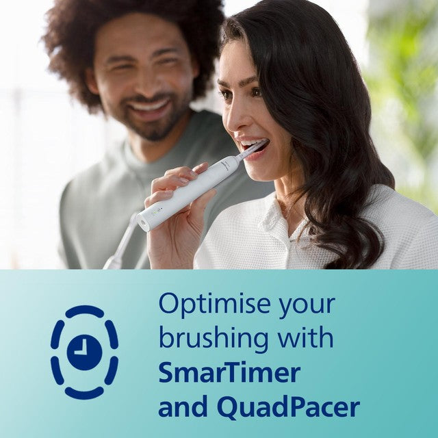 Philips Sonicare Series 3100 white electric toothbrush, imported from the UK