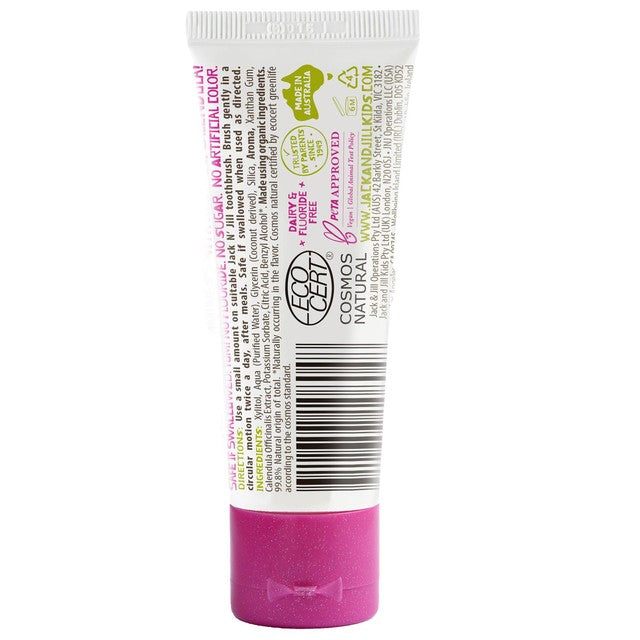 Jack N Jill toothpaste Berries & Cream 50g, UK version
