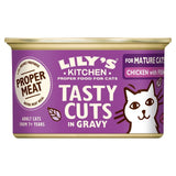 Lily's Kitchen chicken and fish cat food for mature cats 85g can, UK version