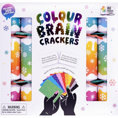 Heart & Soul Big Potato Colour Brain Christmas Crackers 6 per pack