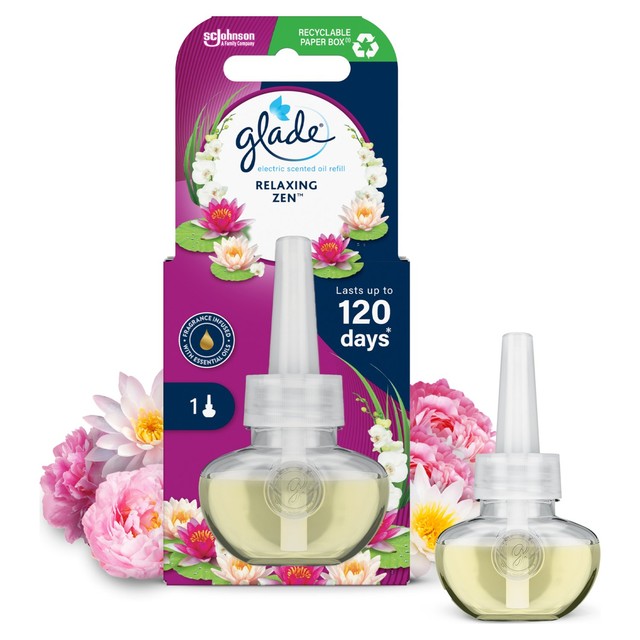 Glade Relaxing Zen electric scented oil refill 20ml, UK version