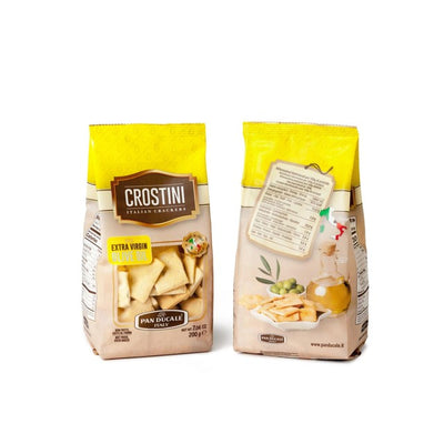 Crostini Pan Ducale à l'huile d'olive extra vierge biscuits italiens 200g