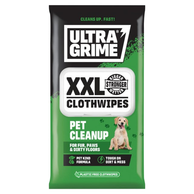 UltraGrime Pet Care XXL Clothwipes (British brand)