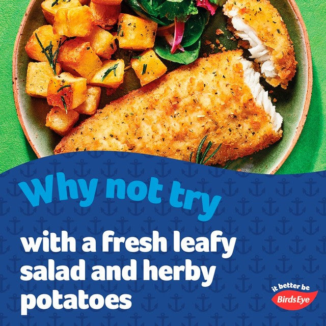 Birds Eye lightly dusted sea salt and rosemary fish fillets 280g - British product