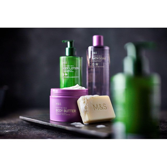 M&S Soothing Bath Soak with fig and lotus flower 500ml, imported from the UK