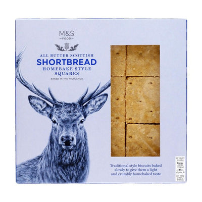 Biscuits Carrés de Shortbread M&S Scottish All Butter 200g