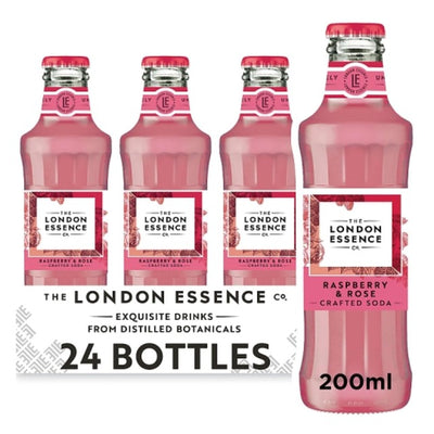 London Essence Co. Bringebær & Rose Brus 200 ml