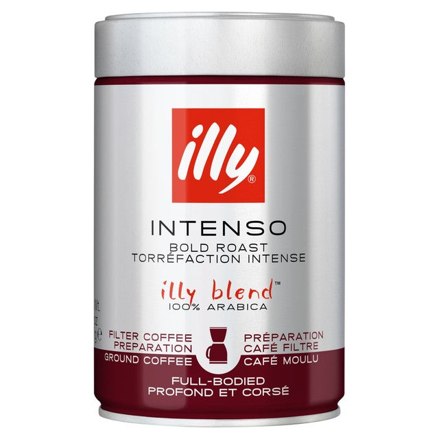 Illy dark roast filter coffee 250g, UK version