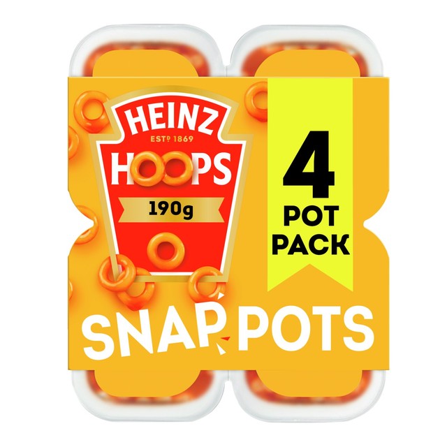Heinz Spaghetti Hoops in Tomato Sauce 4x190g, UK version