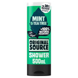 Original Source Mint & Tea Tree shower gel 500ml, imported from the UK
