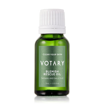 Huile pour le visage Votary Rescue Blemish à base de tamanu et d'acide salicylique 15ml