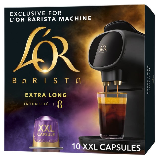 L'OR Barista Extra Long XXL coffee pods intensity 8, UK version