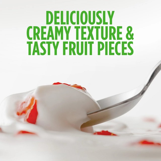 Activia cherry fat free no added sugar yogurt 4 x 115g - British product