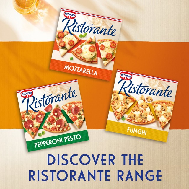Dr Oetker Quattro Formaggi frozen pizza 340g - British product
