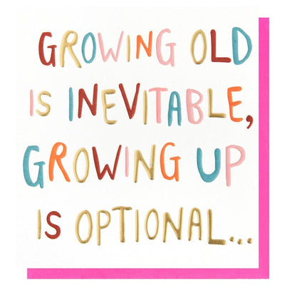 Caroline Gardner Growing Up Optional Greeting Card