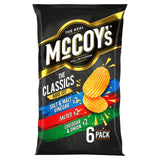 McCoy's classic variety crisps multipack Salt Cheddar Onion 6 pack, imported from the UK