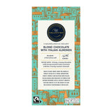 M&S white chocolate bar with Italian almonds 100g, imported from the UK