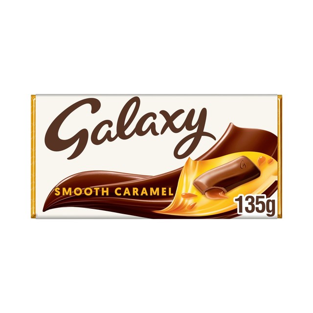 Galaxy smooth caramel milk chocolate bar 135g - British product