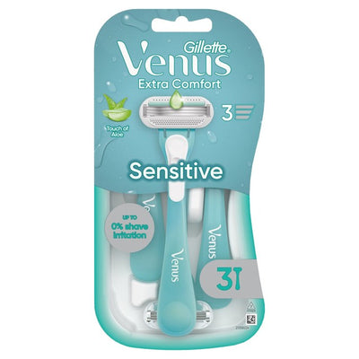 Gillette Venus Sensitive Women's Disposable Razors Pack of 3
