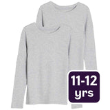 M&S thermal top Grey Marl 11-12 Years, imported from the UK