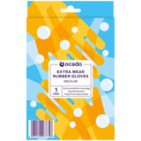 Ocado Extra Wear Rubber Gloves Medium, imported from the UK