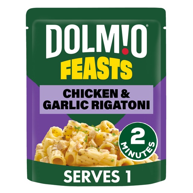 Dolmio Chicken & Garlic Rigatoni ready meal 250g - British product