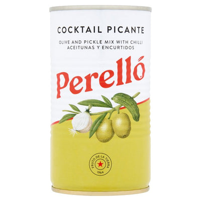Brindisa Perello Olive and Pickle Mix with Chilli Spanish Tapas Mix 180g