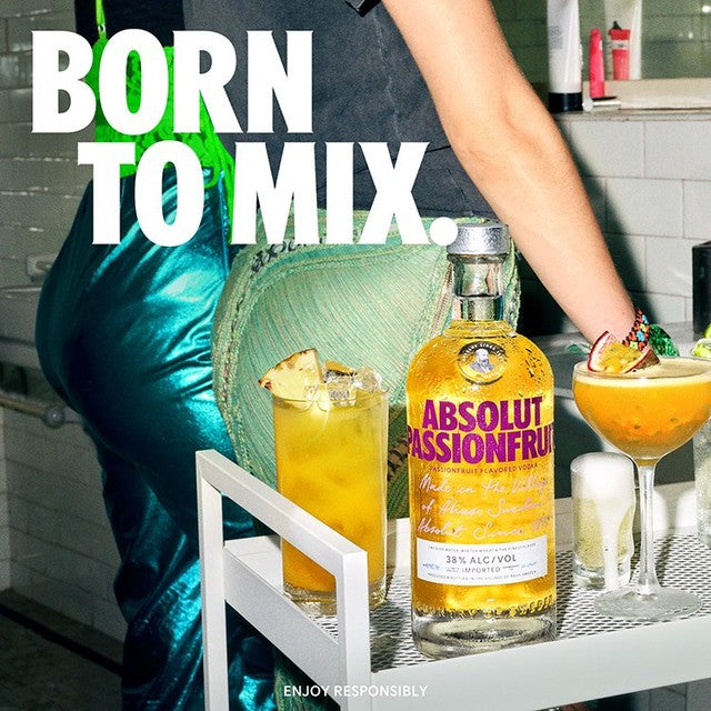 Absolut Passionfruit Flavoured Vodka 70cl - British product