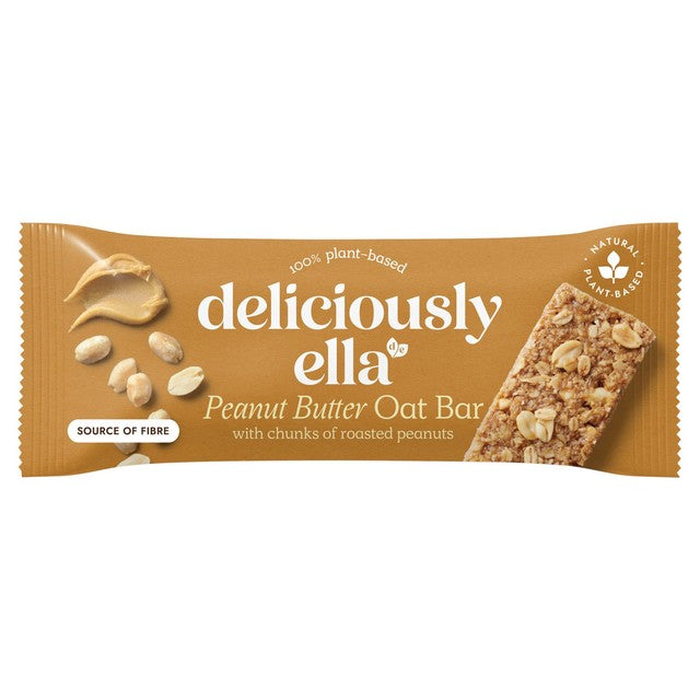 Deliciously Ella peanut butter oat bar 16 x 50g - British product