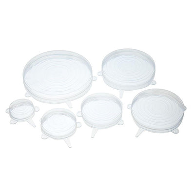 KitchenCraft Silicone Stretchable Food Lids Set of 6