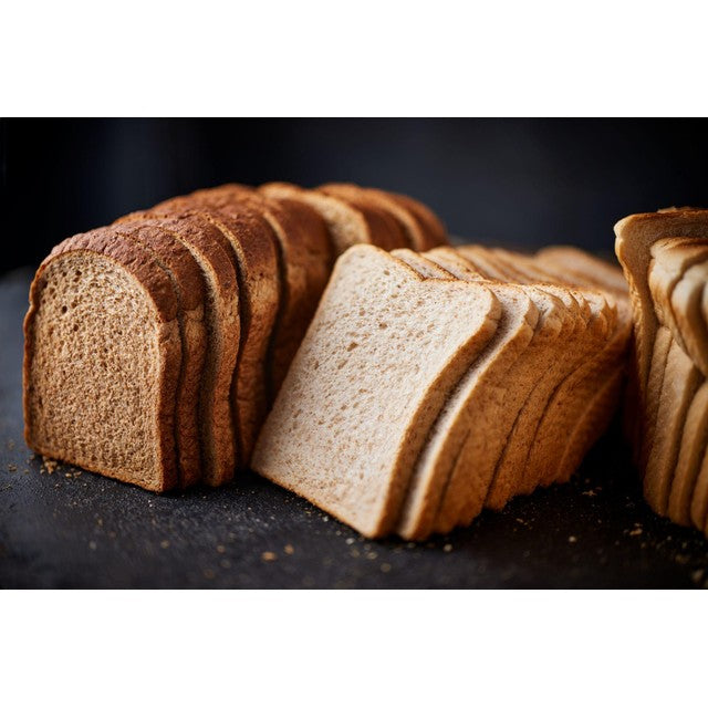 M&S wholemeal medium sliced bread 800g, imported from the UK
