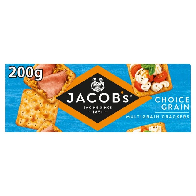 Jacob's Choice Grain Multigrain Crackers 200g, UK version