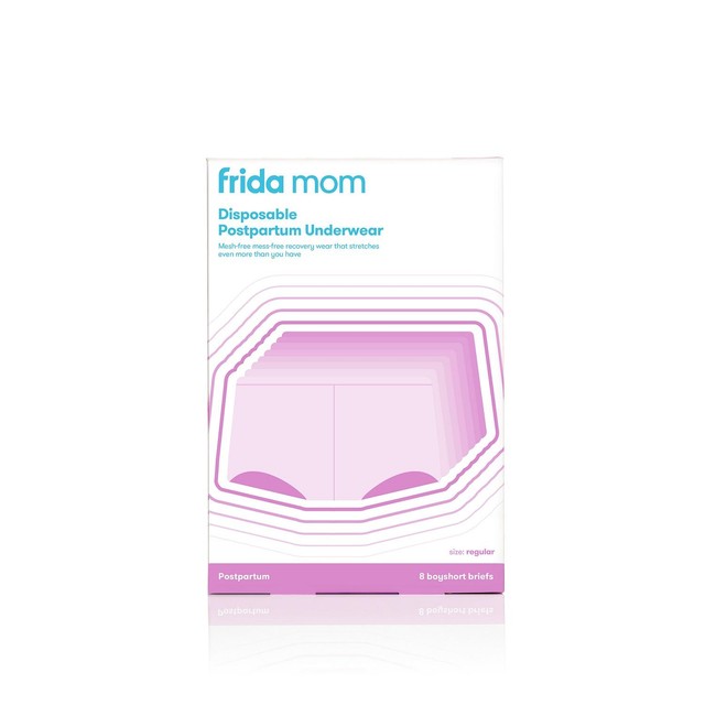 Frida Mom disposable postpartum boyshort underwear 8pk - British product