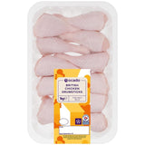 Ocado chicken drumsticks skin on 1kg, imported from the UK