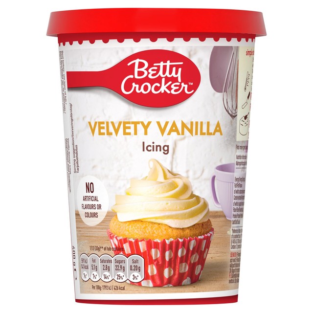 Betty Crocker Velvety Vanilla Icing 400g - British product