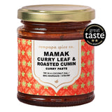 Rempapa Mamak Curry Leaf Roasted Cumin Paste 180g jar, imported from the UK