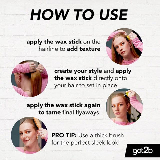 Got2b Glued WAX Stick hair styling wax 50g, UK version