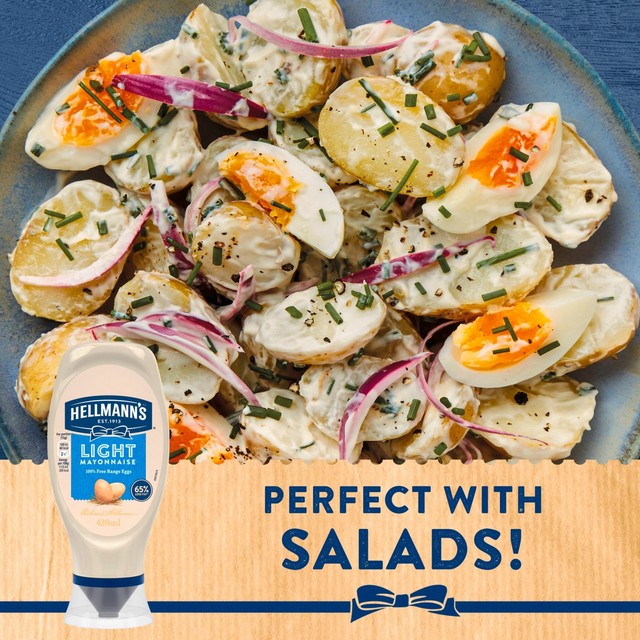 Hellmann's light squeezy mayonnaise 430ml, UK version