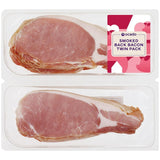 Ocado smoked back bacon twin pack 720g, imported from the UK