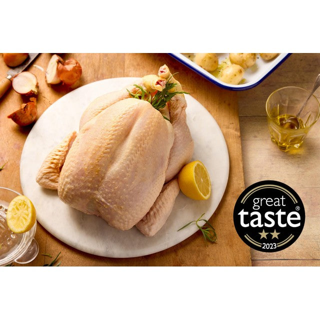 Packington free range large chicken 2.46kg, imported from the UK