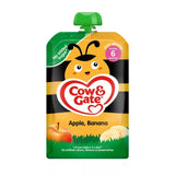 Cow & Gate apple and banana baby food pouch 100g - British product